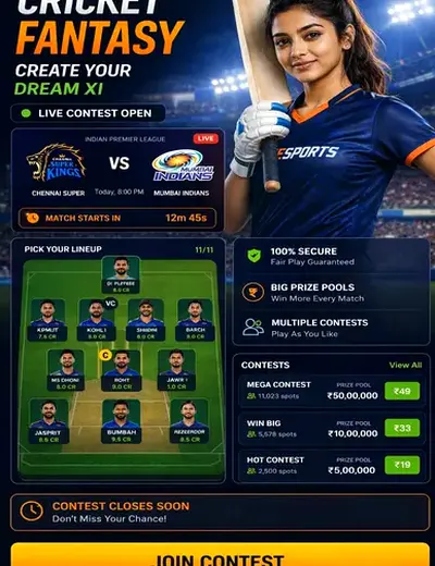 Jodichart (jodi chart) fantasy cricket & matchday visual 3